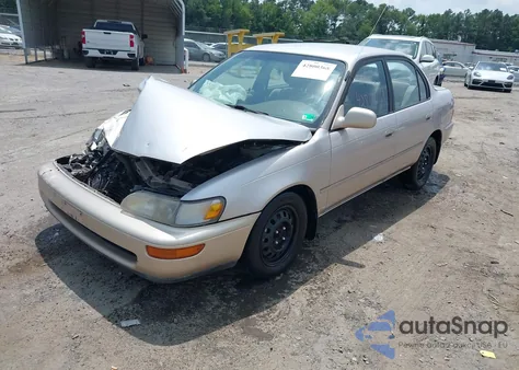 1997 Toyota Corolla Dx from USA, damaged, VIN 2T1BB02E8VC187643